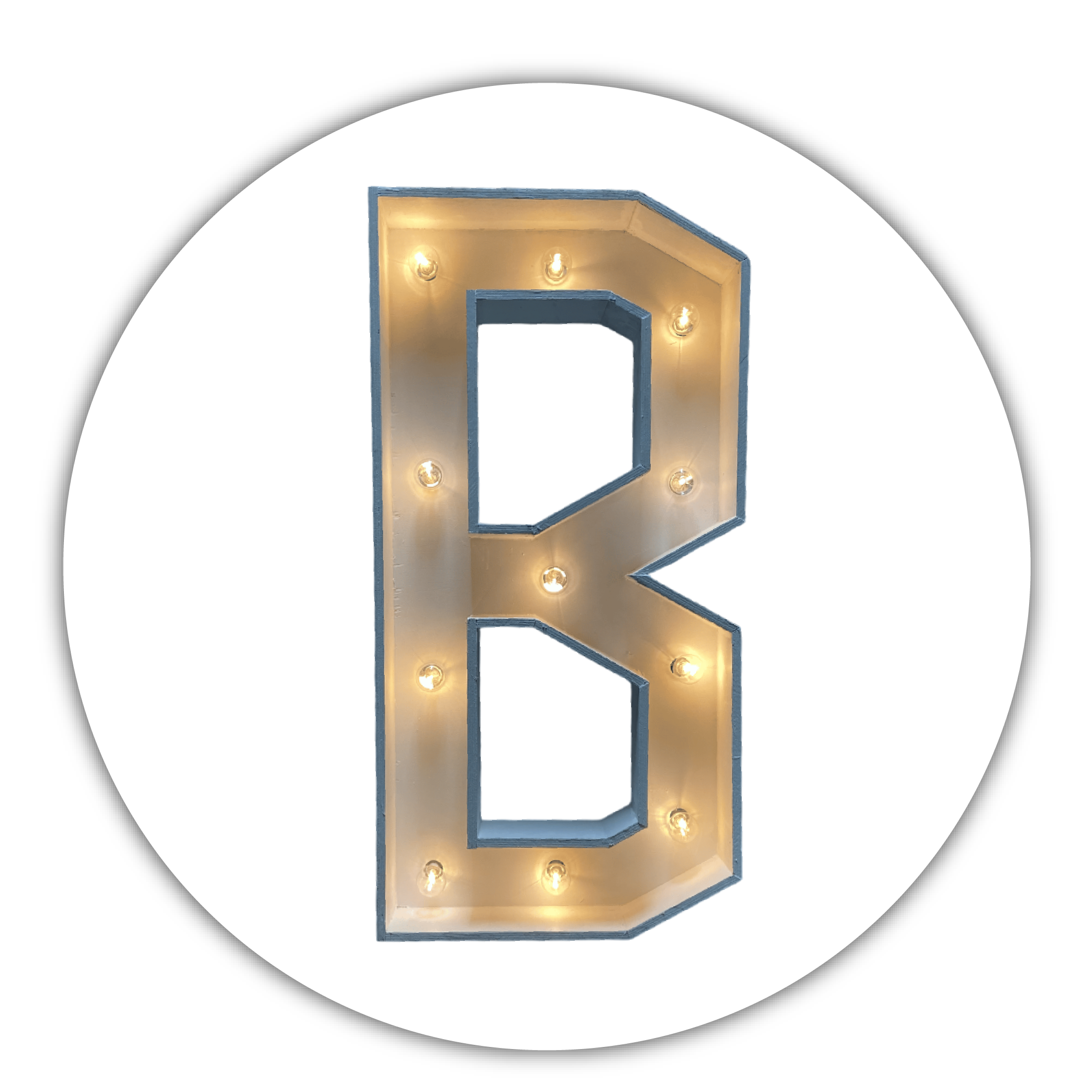 Lichtletter "B"